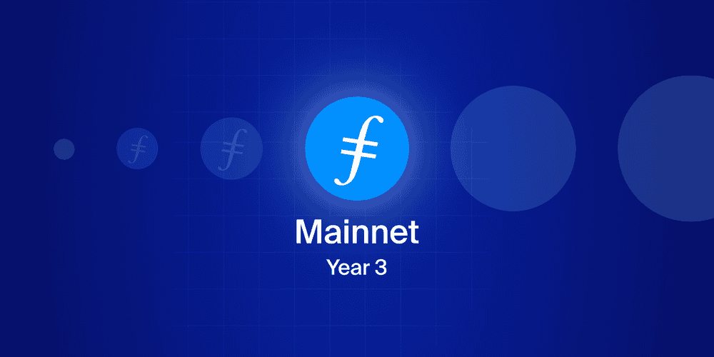 Filecoin network growth over 3 years