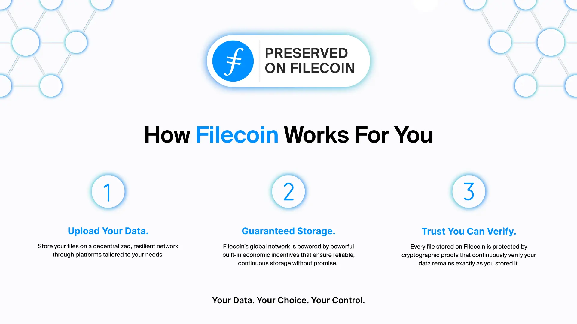 Decentralize Your Data. Store it with Filecoin. | Filecoin Foundation